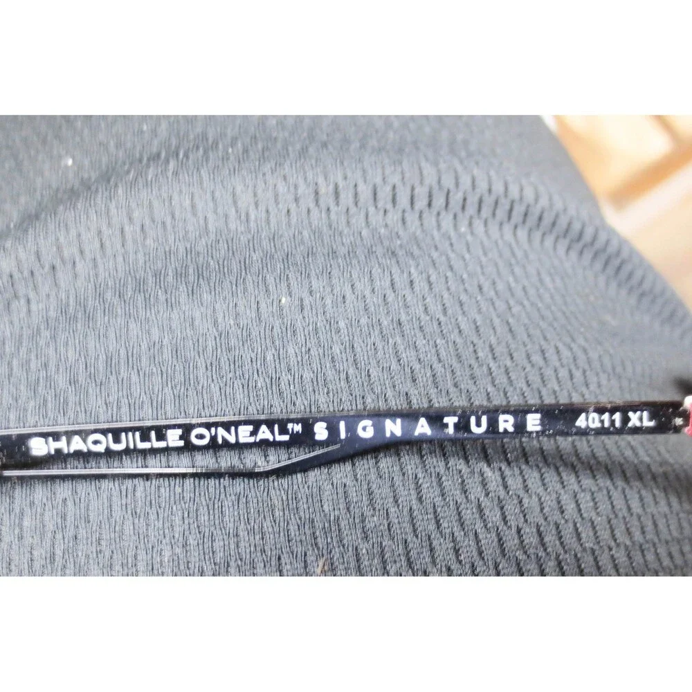 Shaquille O'Neal Signature 4011 XL Black Semi-Rimless Eyeglasses Frame 61-18-145